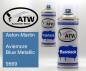 Preview: Aston-Martin, Aviemore Blue Metallic, 9569: 400ml Sprühdose + 400ml Klarlack - Set, von ATW Autoteile West.